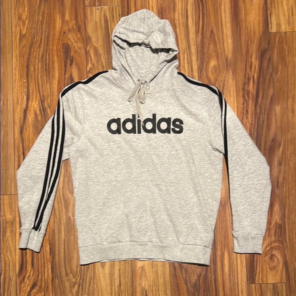 Adidas Gray Sweatshirt Classic Athletic Style